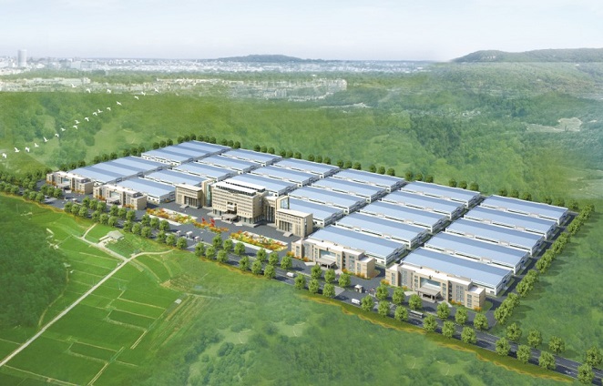 東岳機械加氣塊設備生產廠房模型